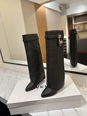 Fortok Givenchy Shark Lock Pant Boots Black - 3