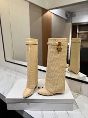 Fortok Givenchy Shark Lock Pant Boots Beige - 5