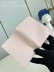 Fortok Louis Vuitton Lisa Wallet Pink M83569 9x11x1cm - 6