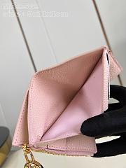 Fortok Louis Vuitton Lisa Wallet Pink M83569 9x11x1cm - 5