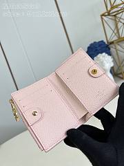 Fortok Louis Vuitton Lisa Wallet Pink M83569 9x11x1cm - 3