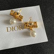 Fortok Dior Revolution White Pearl Earrings  - 5