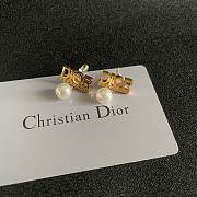 Fortok Dior Revolution White Pearl Earrings  - 3