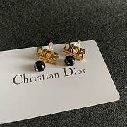 Fortok Dior Revolution Black Pearl Earrings - 6