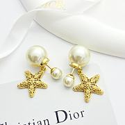 Fortok Dior Starfish Pearl Earrings - 5