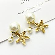 Fortok Dior Starfish Pearl Earrings - 4