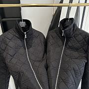 Fortok Dior Macro-cannage Bomber Jacket Black - 2