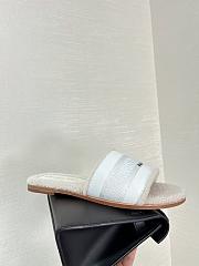 Fortok Dior Dway Cotton Slides White - 3