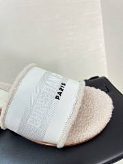 Fortok Dior Dway Cotton Slides White - 4