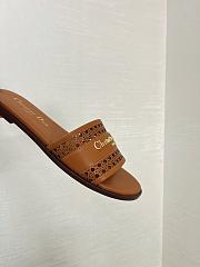 Fortok Dior D-Lane Slides Brown - 2