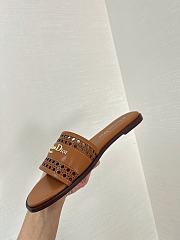 Fortok Dior D-Lane Slides Brown - 3