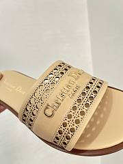 Fortok Dior D-Lane Slides Beige - 3