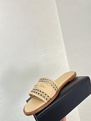 Fortok Dior D-Lane Slides Beige - 5