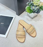 Fortok Dior D-Lane Slides Beige - 1