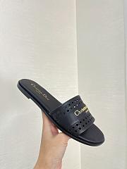 Fortok Dior D-Lane Slides Black - 5