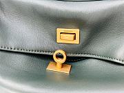 Fortok Balenciaga Rodeo Bag in Dark Green 29x20x10cm - 2