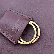 Fortok Balenciaga Rodeo Bag in Burgundy 29x20x10cm - 2
