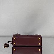 Fortok Balenciaga Rodeo Bag in Burgundy 29x20x10cm - 3