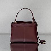 Fortok Balenciaga Rodeo Bag in Burgundy 29x20x10cm - 6