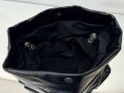 Fortok Balenciaga Monaco Leather Shoulder Bag Black 32.5x22x9.9cm - 5