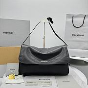 Fortok Balenciaga Grungy Bag Black 92871 42x27x9cm - 1
