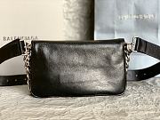 Fortok Balenciaga BB Soft Shoulder Bag Black 14x23x3cm   - 4