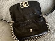Fortok Balenciaga BB Soft Shoulder Bag Black 14x23x3cm   - 6