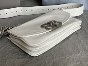 Fortok Balenciaga BB Soft Shoulder Bag White 14x23x3cm   - 5