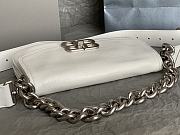 Fortok Balenciaga BB Soft Shoulder Bag White 14x23x3cm   - 4