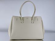 Fortok Balenciaga Bel-Air Bag White Silver Buckle 37x26x17cm - 5