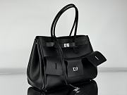Fortok Balenciaga Bel-Air Bag Bag Silver Buckle 37x26x17cm - 6