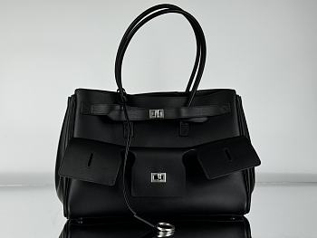 Fortok Balenciaga Bel-Air Bag Bag Silver Buckle 37x26x17cm