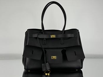 Fortok Balenciaga Bel-Air Bag Bag Gold Buckle 37x26x17cm