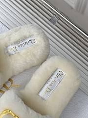 Fortok Dior 24S Furry Slippers White - 4