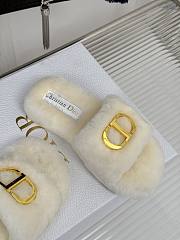 Fortok Dior 24S Furry Slippers White - 2