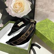 Fortok Gucci Monogram Headband Black - 6