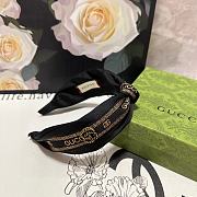 Fortok Gucci Monogram Headband Black - 5
