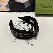 Fortok Gucci Monogram Headband Black - 3