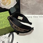 Fortok Gucci Monogram Headband Black - 2