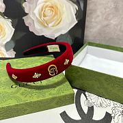 Fortok Gucci Bee Headband Red - 5