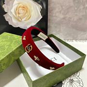Fortok Gucci Bee Headband Red - 3