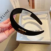 Fortok Celine Black Velvet Headband - 4