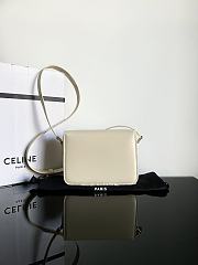 Fortok Celine Teen Triomphe Bag Cream 18.5x14x6cm - 6