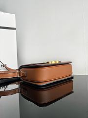 Fortok Celine Teen Triomphe Bag Brown 18.5x14x6cm - 3
