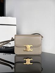 Fortok Celine Teen Triomphe Bag Grey 18.5x14x6cm - 1
