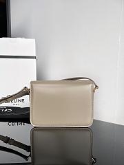 Fortok Celine Teen Triomphe Bag Grey 18.5x14x6cm - 5
