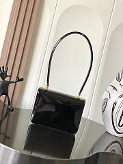 Fortok Celine Teen Garance Bag In Bicolour Patent Calfskin Black & White 18.5x13x6cm  - 5