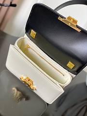 Fortok Celine Teen Garance Bag In Bicolour Patent Calfskin Black & White 18.5x13x6cm  - 2