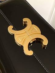 Fortok Celine Teen Garance Bag In Black Patent Calfskin 18.5x13x6cm  - 4