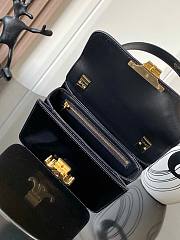 Fortok Celine Teen Garance Bag In Black Patent Calfskin 18.5x13x6cm  - 2